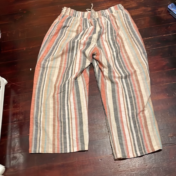 Mlle gabrielle Striped Wide-Leg Pants - Picture 2 of 2